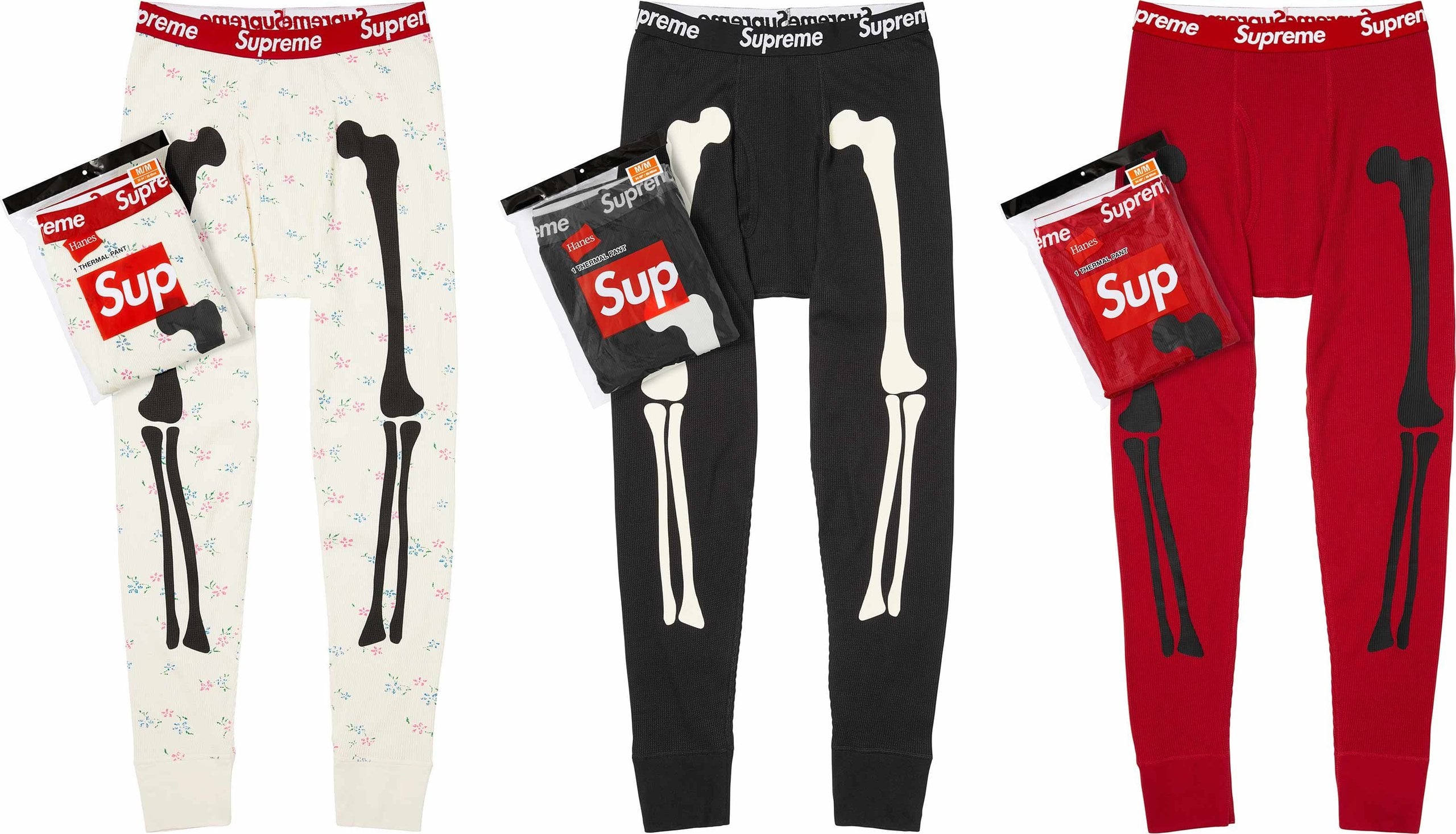 Supreme®/Hanes® Bones Thermal Pant (1 Pack)